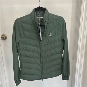Lacoste Olive Quilted Jacket